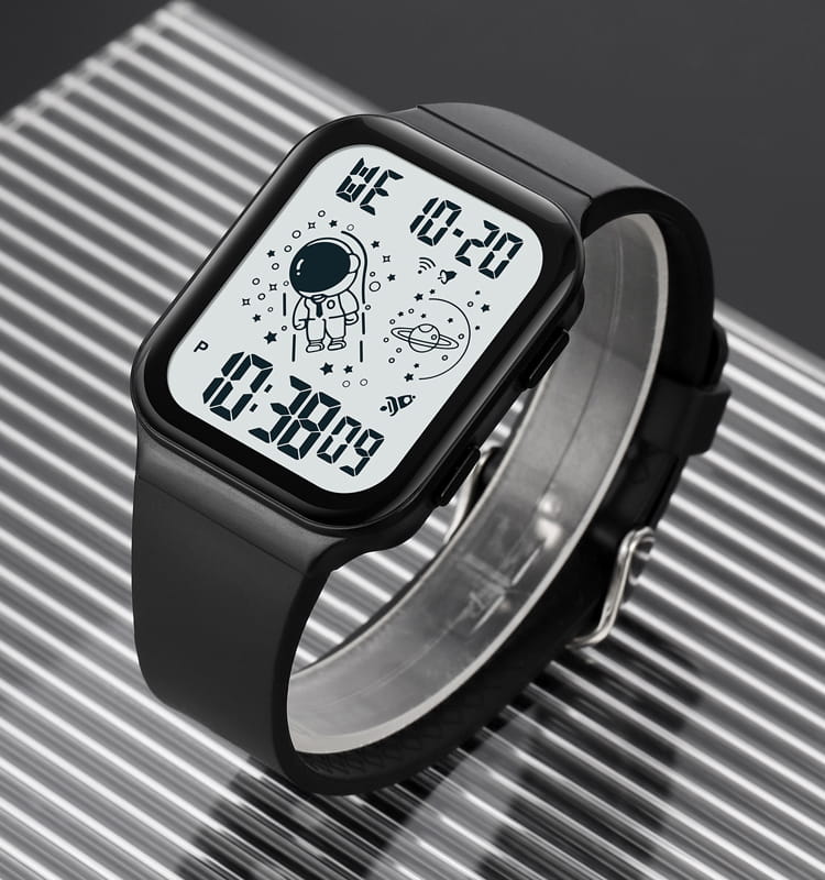 New Fashion LED Digital Watch For Men Women Alarm Sport Waterproof Luminous Watch