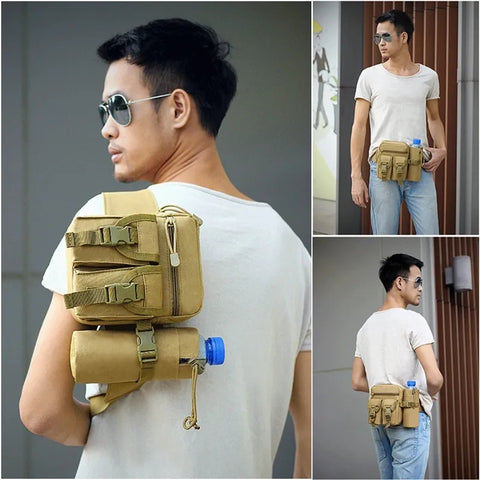 Tactical Waist Bag | Water Bottle holder Backpack Price in Pakistan