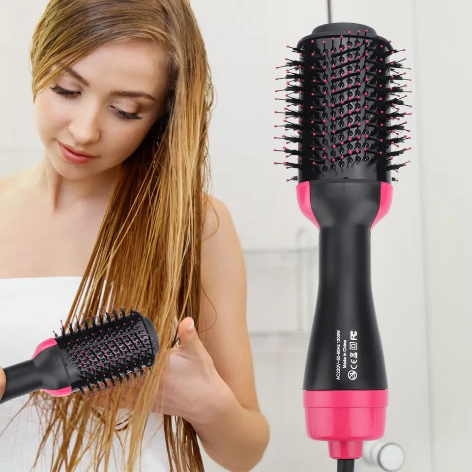 One step Hair Dryer Brush 3 in 1 Negative One Step Hair Dryer & Volumizer Blower Anti-Static Hair Styler Curler Hair Straightener Brush