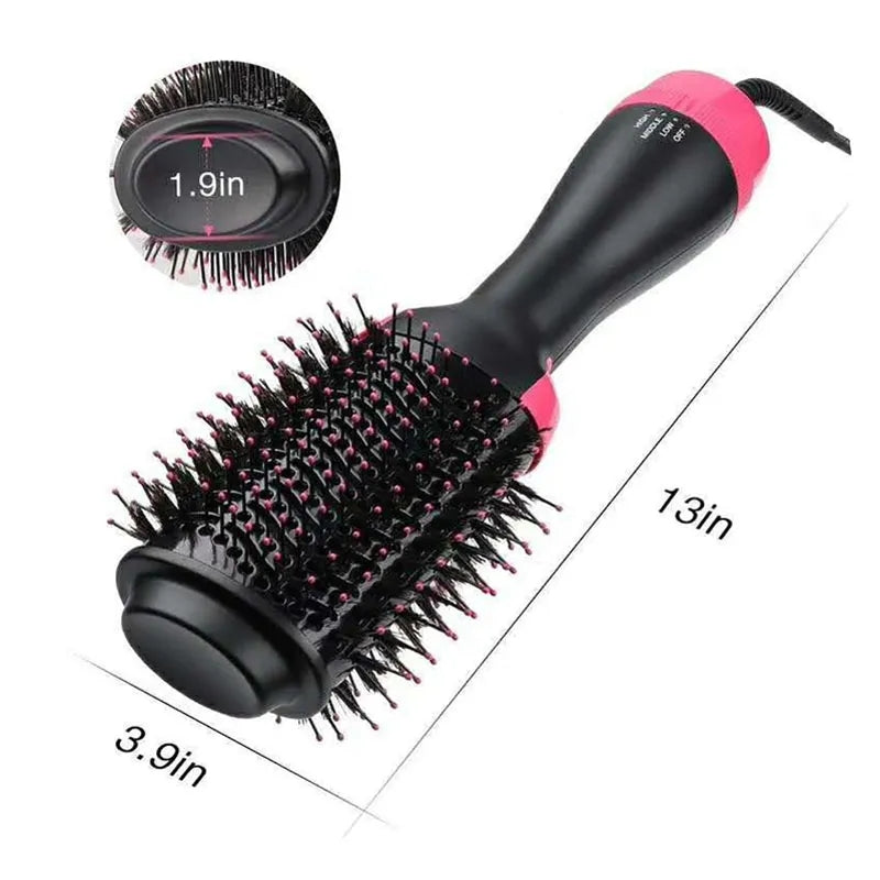 One step Hair Dryer Brush 3 in 1 Negative One Step Hair Dryer & Volumizer Blower Anti-Static Hair Styler Curler Hair Straightener Brush