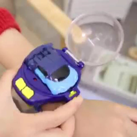 Portable Kids Mini Watch Remote Control Car Toy USB Charging - Birthday Gift