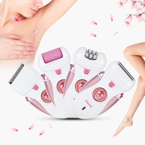 Women Hair 3 In 1 Rechargeable Epilator - Body hair remover Epilator