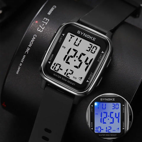 Sports Digital Luminous Luxury Watch Waterproof