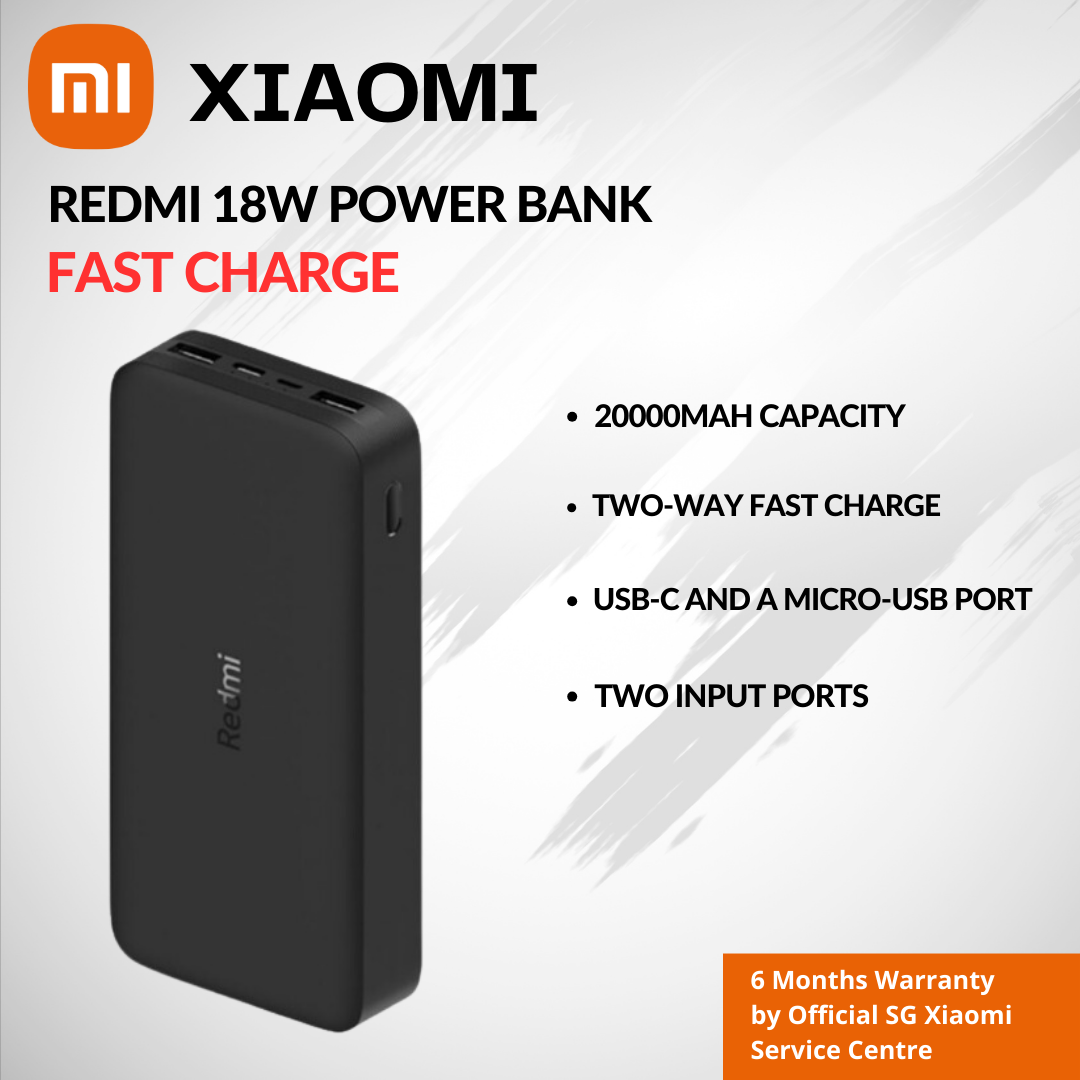 Redmi Super Fast Power Bank (20000mah)