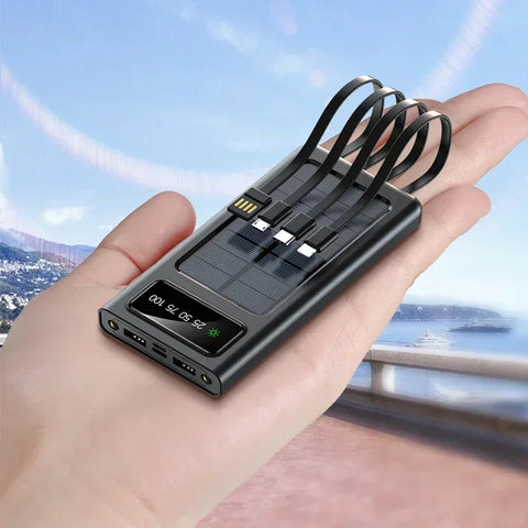 4 in 1 Solar Power Bank 10/20/50000mah Ultra-large Capacity