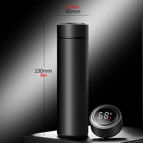 Digital Thermos Cup Intelligent Temperature Display Water Bottle Heat Preservation Vacuum Thermos Flask For Coffee Tea