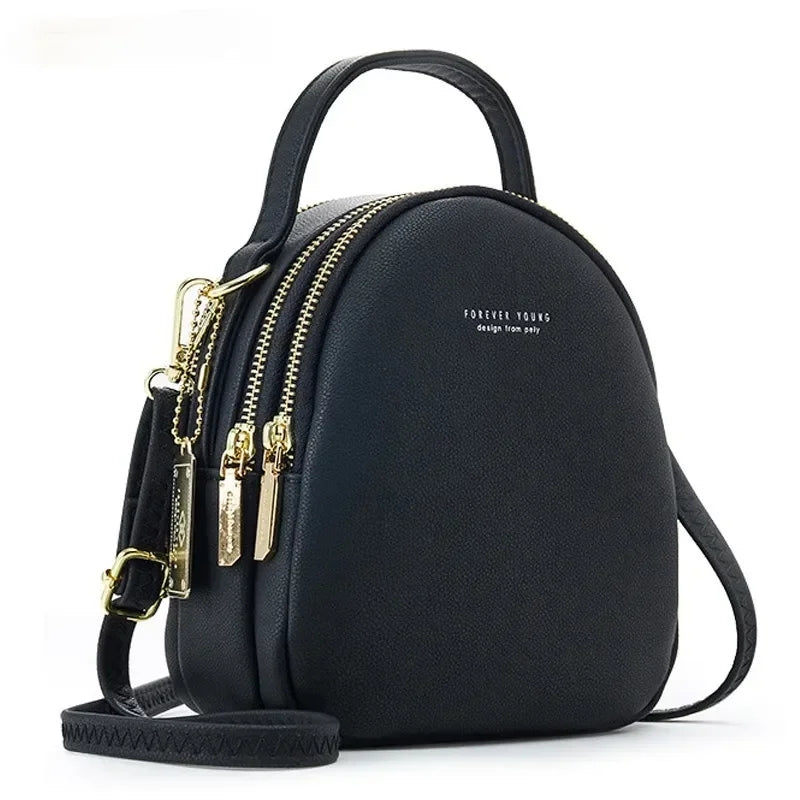 Women Fashion 3 Layer Handbag & Backpack