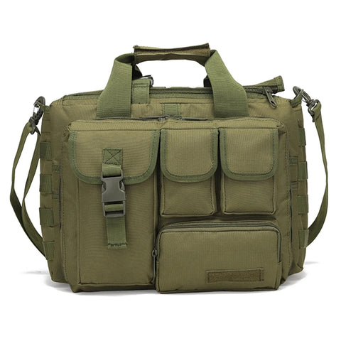 Tactical Multifunction Backpack Nylon Messenger Shoulder Bag Laptop Handbag