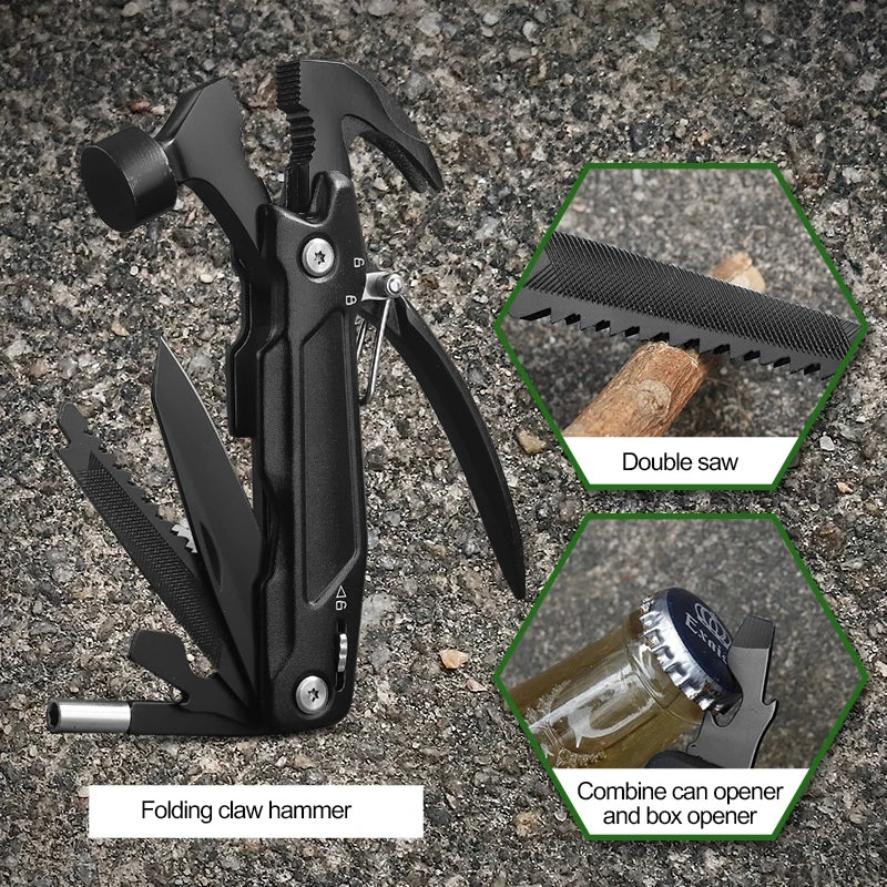 12 in 1  Multitool Hammer |Tools Claw Hammer