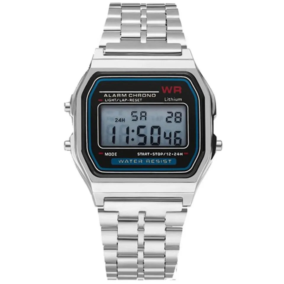 Casi Stainless Steel Sports Digital Watch