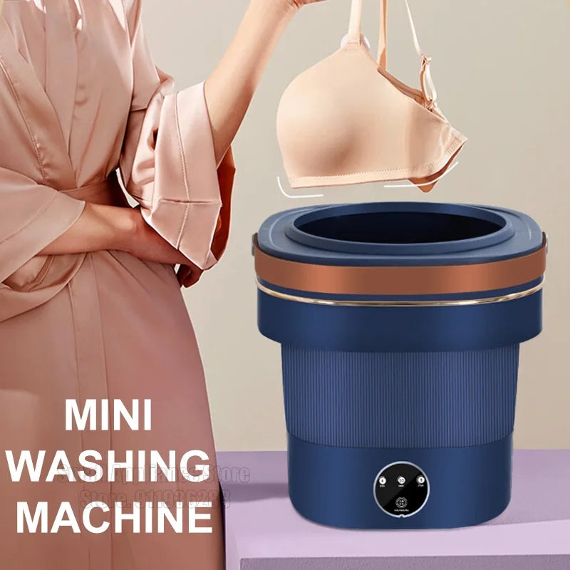 12L Portable Washing Machine Big Capacity with Spin Dryer Bucket for Clothes