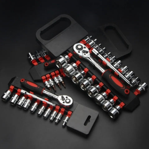 19pcs 3/8" Socket Wrench Set Auto Repairing Hand Tools