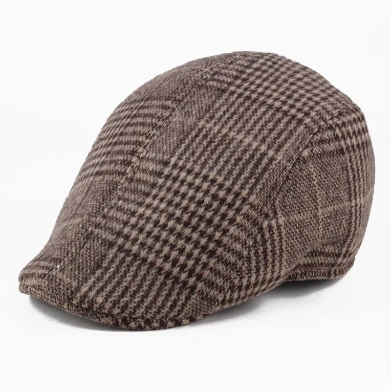 Winter Cap Men Beret Flat Cap Cap Beret Hat – - Main Image