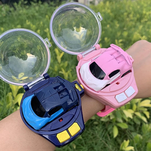 Portable Kids Mini Watch Remote Control Car Toy USB Charging - Birthday Gift