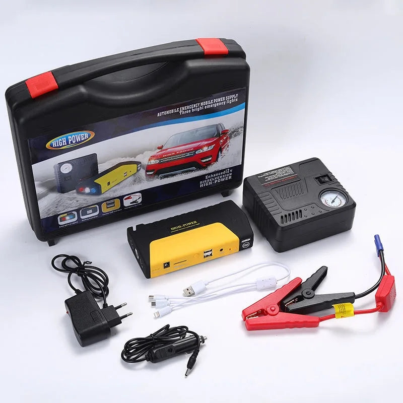 High Power Car Jump Starter 50800mAh Power Bank Portable Emergency Battery Boost Charger 12V Car Starting Device