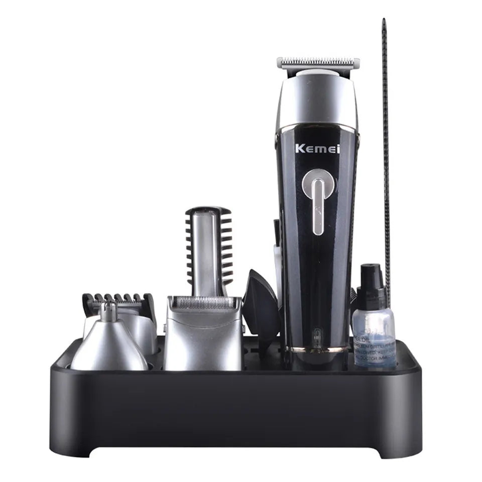 KEMEI 10 In 1 Rechargeable Trimmer For Hair comb nose trimmer also use for shaving