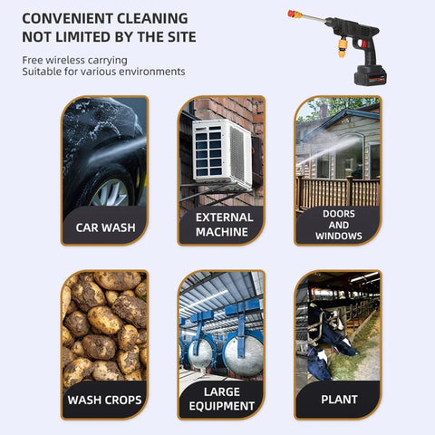 Portable Electric Cordless Pressure Washer handheld