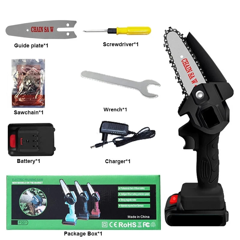 Rechargeable Mini Electric Cordless Chain Saw