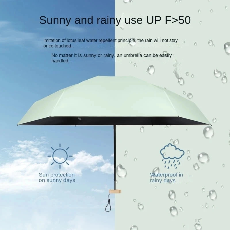 Imported Mini Sun Rain Umbrella Small Pocket Size