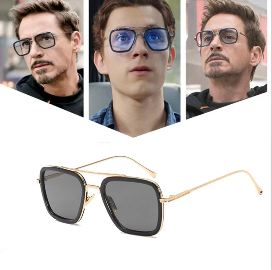 Imported Tony Star Avengers Square  Glasses