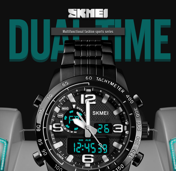 Skmei electric Dual Time Sports watch | Digital Waterproof Count Dow