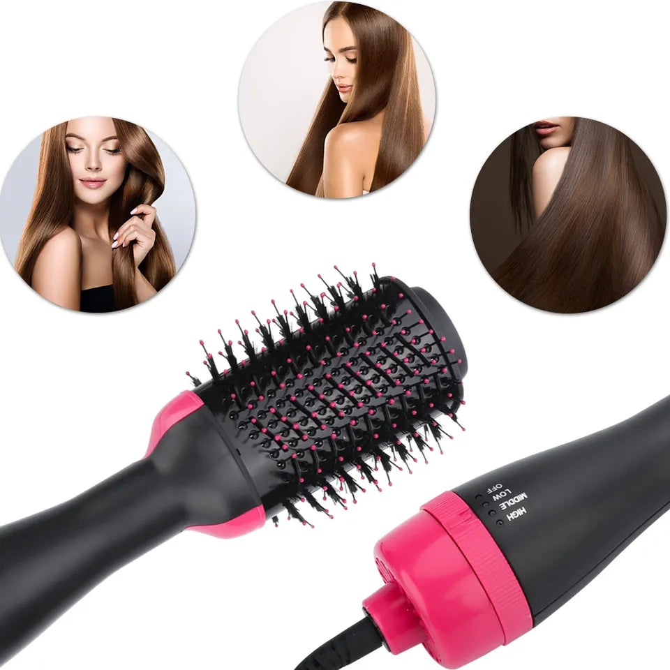 One step Hair Dryer Brush 3 in 1 Negative One Step Hair Dryer & Volumizer Blower Anti-Static Hair Styler Curler Hair Straightener Brush