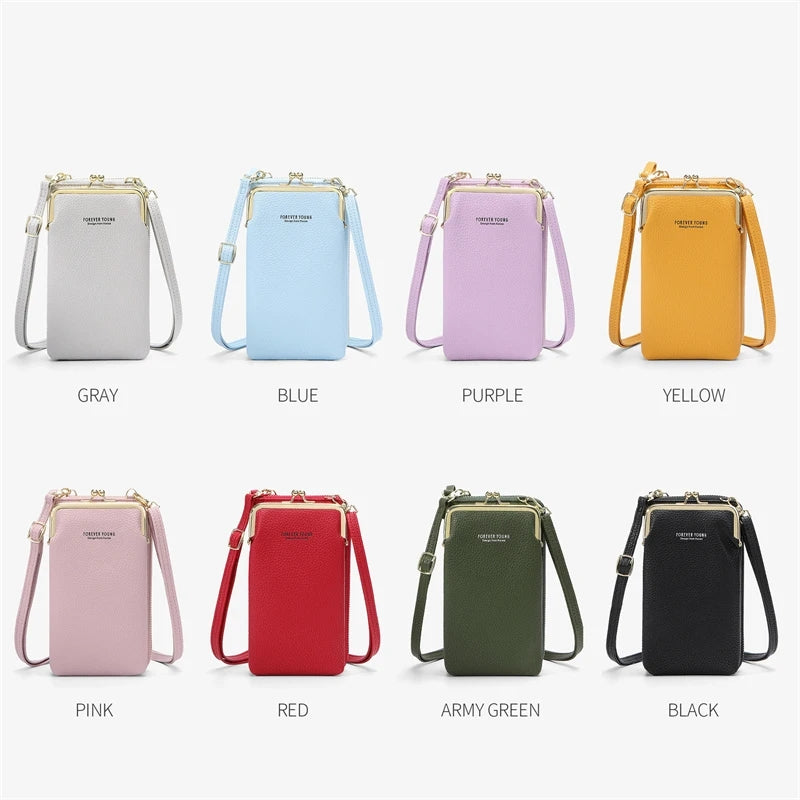 Forever Women's Handbag Cell Phone Purse  PU Leather Crossbody Bags