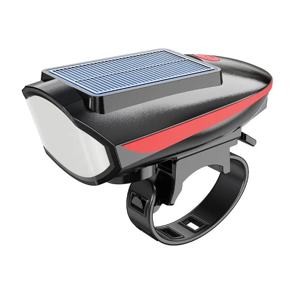 Solar Lights Bicycle Headlights USB Rechargeable Super