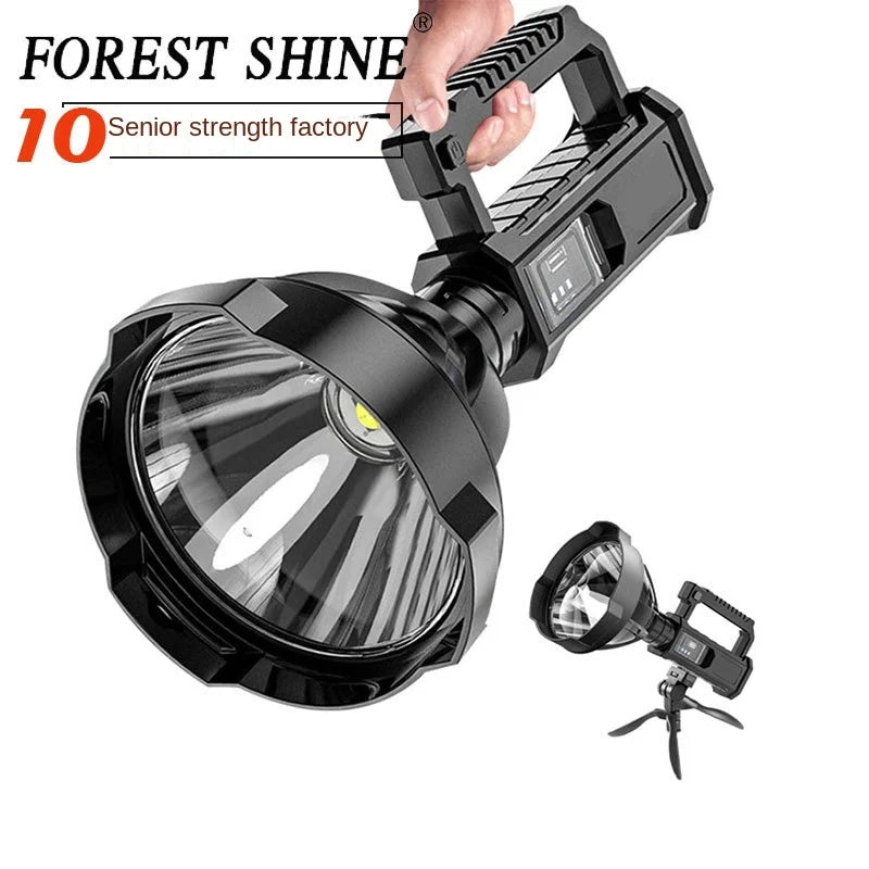 10000LM Rechargeable High Power Led Ultra-long Searchlight