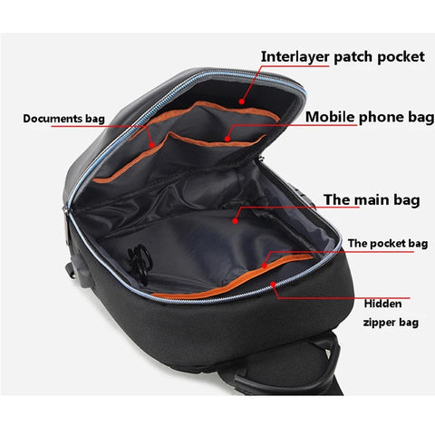 UK Fashion Crossbody Chest Bag waterproof