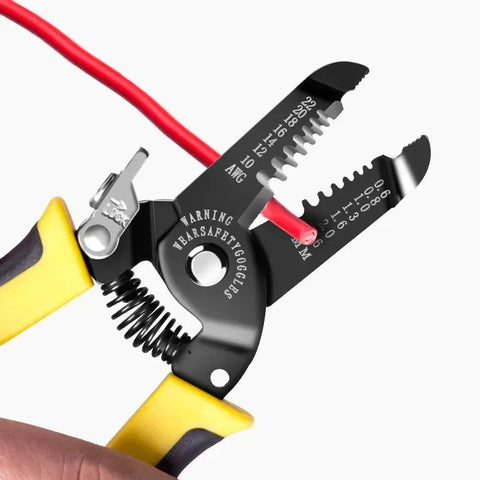 Portable Cable Wire Stripper Pliers Crimper Cutter Tool