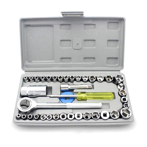 40 PCS Combination Socket Wrench Tool Set FOR CAR