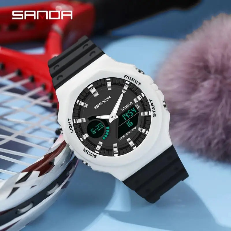 Sanda New Casual Men's Watches Stylish 50m waterproof