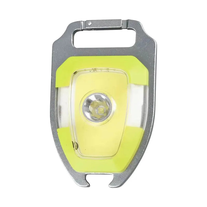 Mini LED 800MAH Cold Headlight Strong Light Camping Fishing Keychain Lamp USB Rechargeable