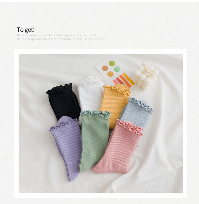 3 Pairs Women Winter warm Cotton Socks - Ladies New Fashion Socks