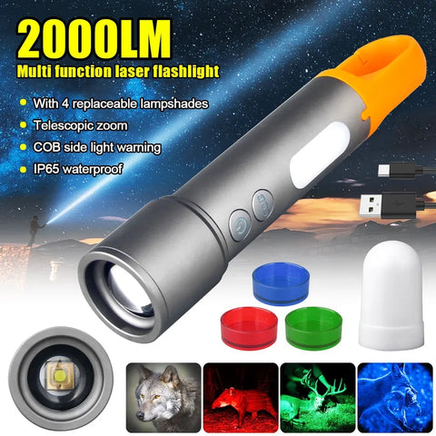 Super Bright 800M Long range 1500 Lm Torch