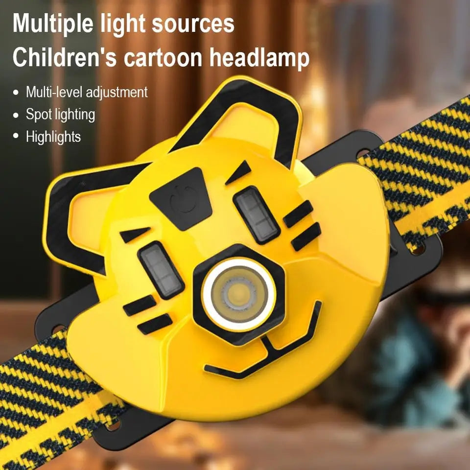 COB Super Headlight Cartoon Design adjustable Headlight | IMPORTED