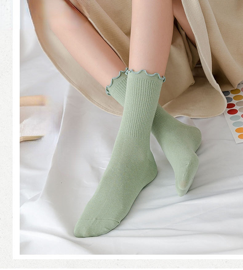 3 Pairs Women Winter warm Cotton Socks - Ladies New Fashion Socks