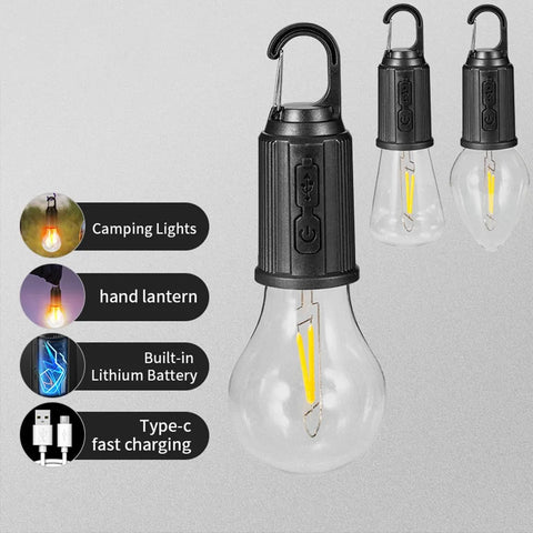 High Capicity Camping Lantern USB Rechargeable bulb light