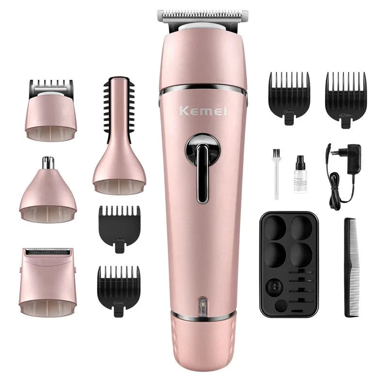 KEMEI 10 In 1 Rechargeable Trimmer For Hair comb nose trimmer also use for shaving