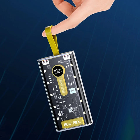 Russian 66W Super Fast Charger 20000mAh Mobile Power Bank, Digital Display