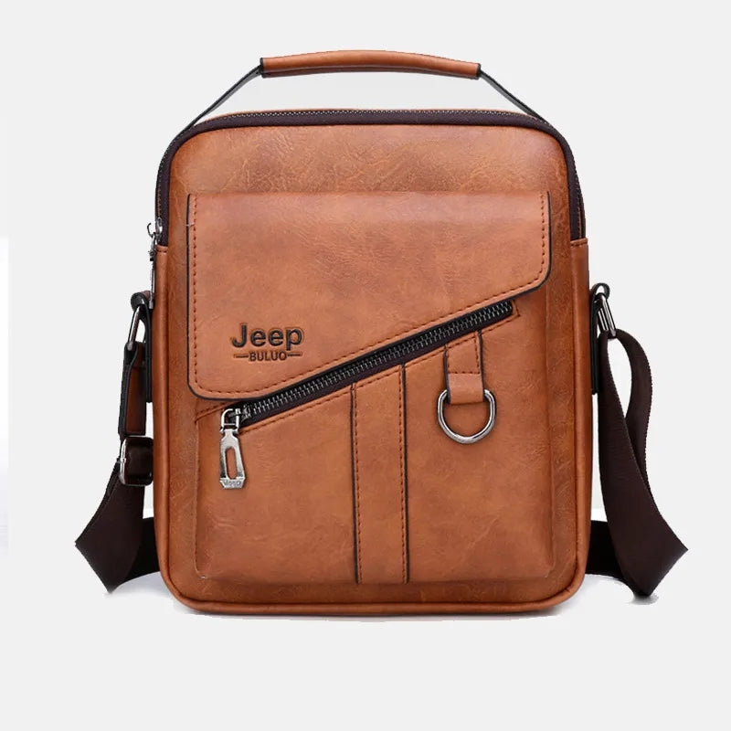Men's Leather Shoulder Handbag High Quality Leather Shoulder Bag
