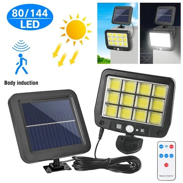 IP65 120COB 120000lm Solar Sensor Street Light 3 Modes |Waterproof Light for street garden