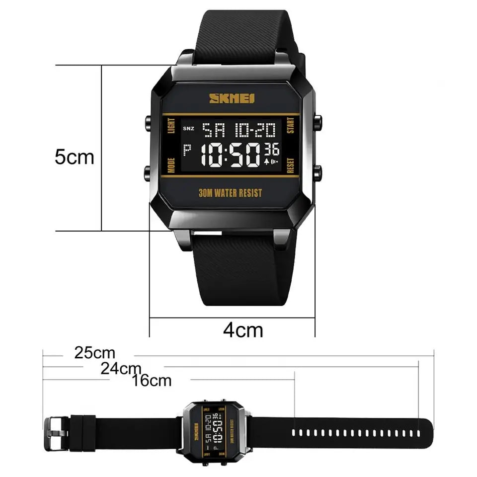 SKMEI 1848 Men Fashion Sports Waterproof LED Luminous Men Watch