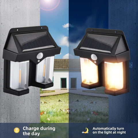 150 watt Solar Light Tungsten Wire Human Body Induction LED IP44 Waterproof Outdoor Wall Lamps