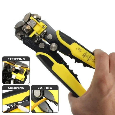 Self-Adjusting insulation pliers Crimping Cutter Wire Stripper Tool