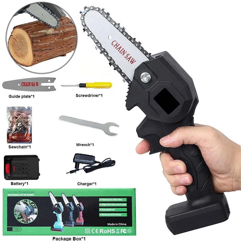 Rechargeable Mini Electric Cordless Chain Saw