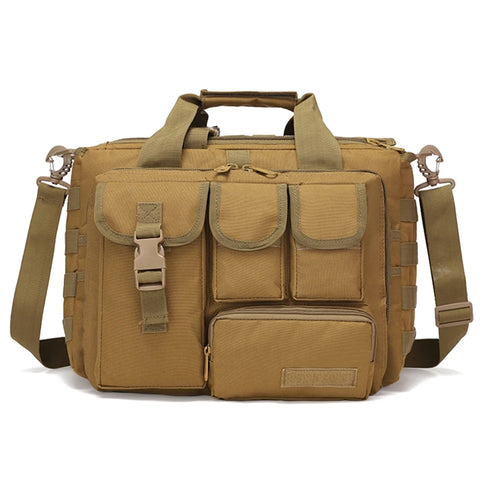 Tactical Multifunction Backpack Nylon Messenger Shoulder Bag Laptop Handbag