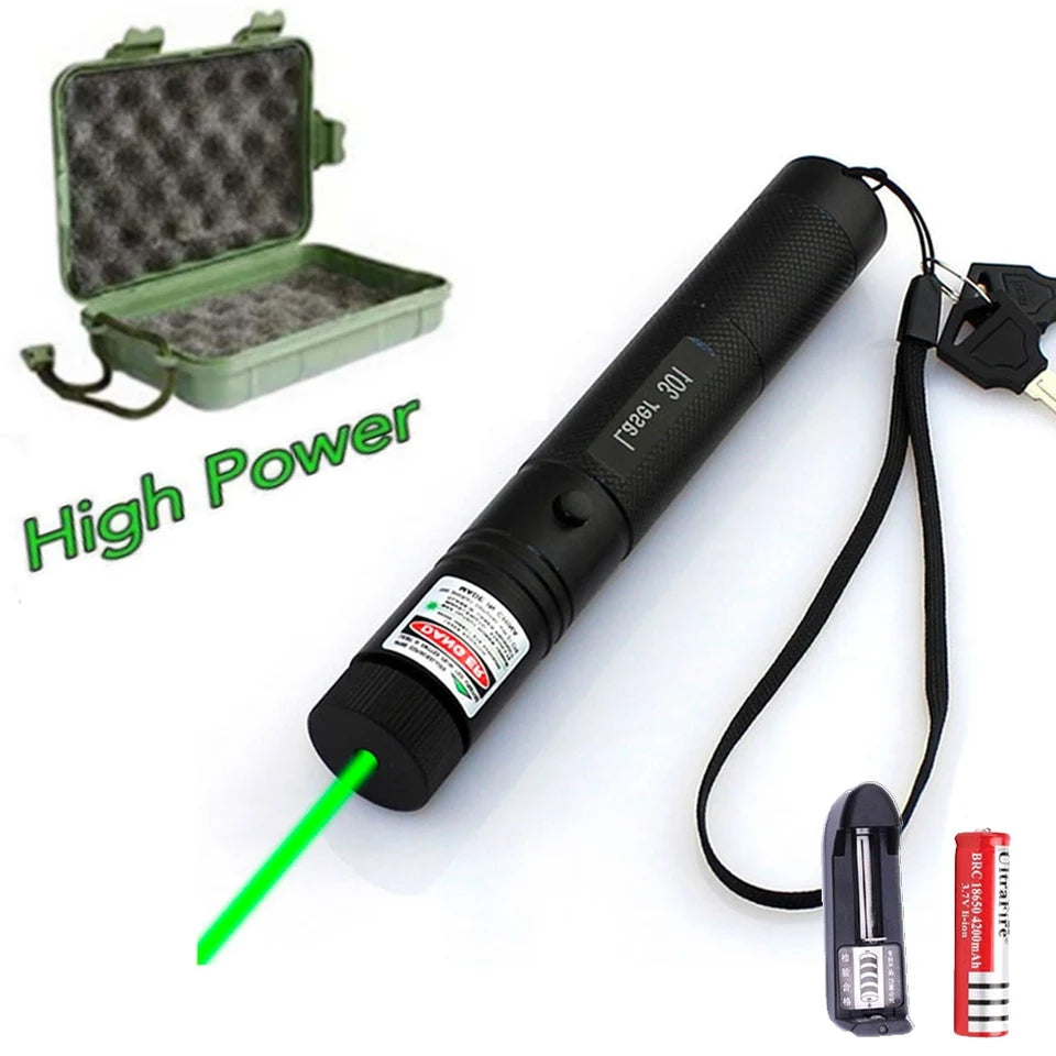 Rechargeable Laser Pointer Zoomable 1km range | model 301 303