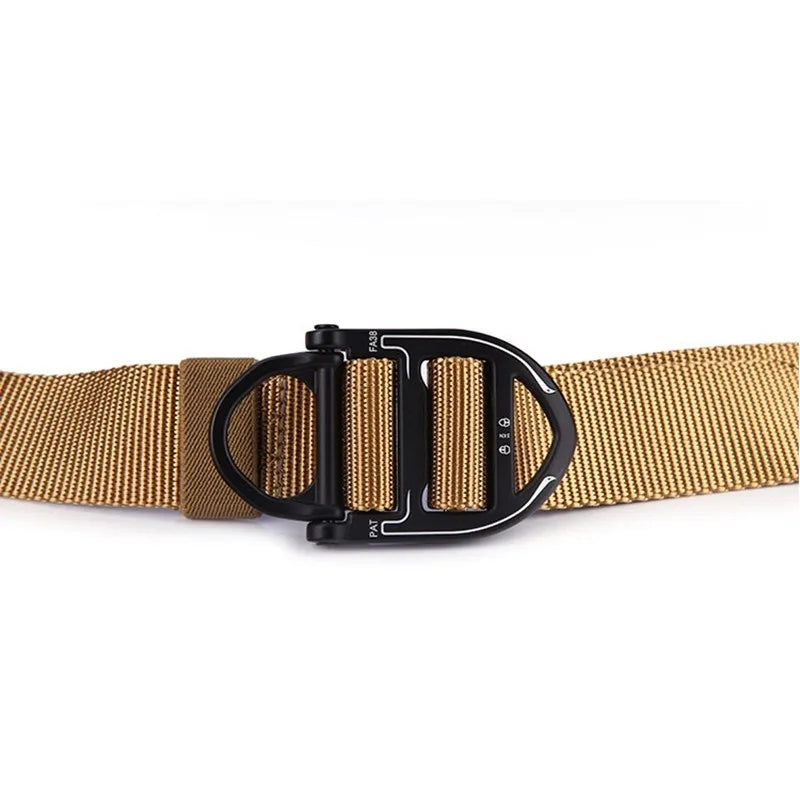 Heavy Duty Tactical Men's Alloy Buckle Nylon Adjustable Belt